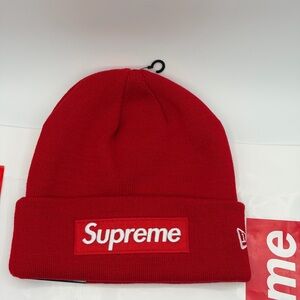 Supreme Red Box Logo beanie